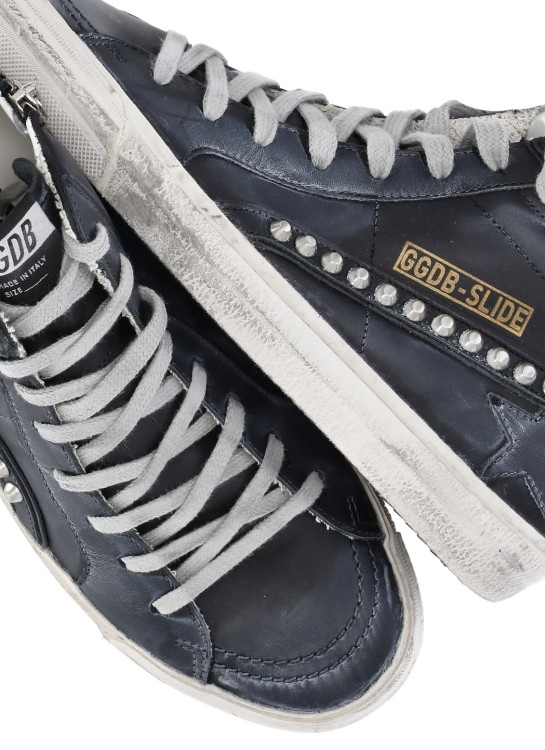 Shop Golden Goose Slide Sneakers In Grey
