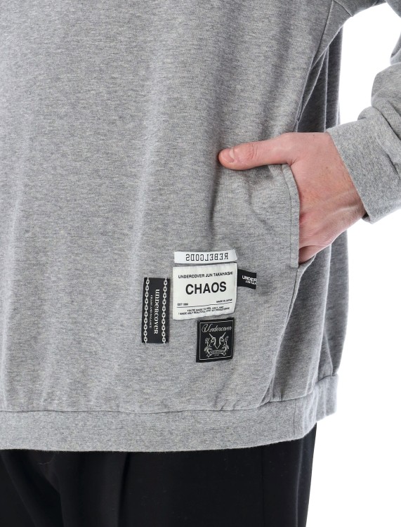 Shop Undercover Labels Sweatshirt In Grey