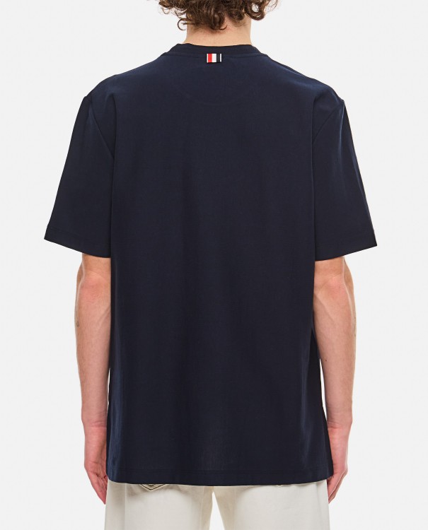 Shop Thom Browne Cotton T-shirt In Black