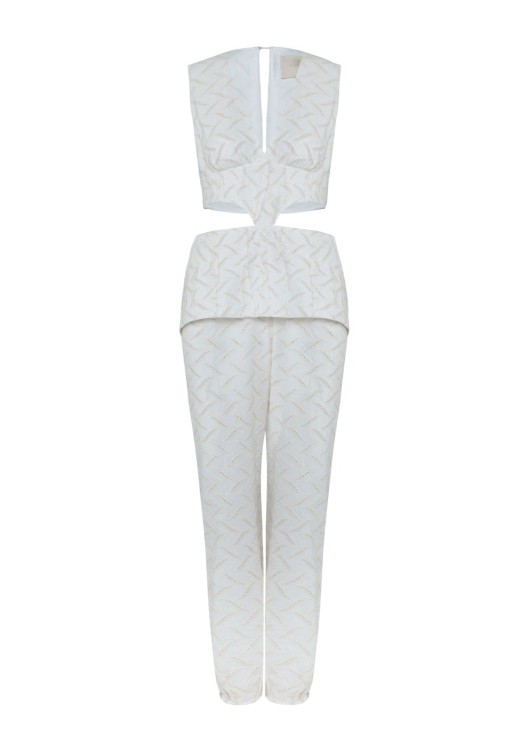 Coolrated Cr21 Jumpsuit Laise White