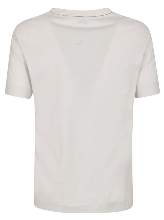 Shop Brunello Cucinelli White Crew Neck T-shirt