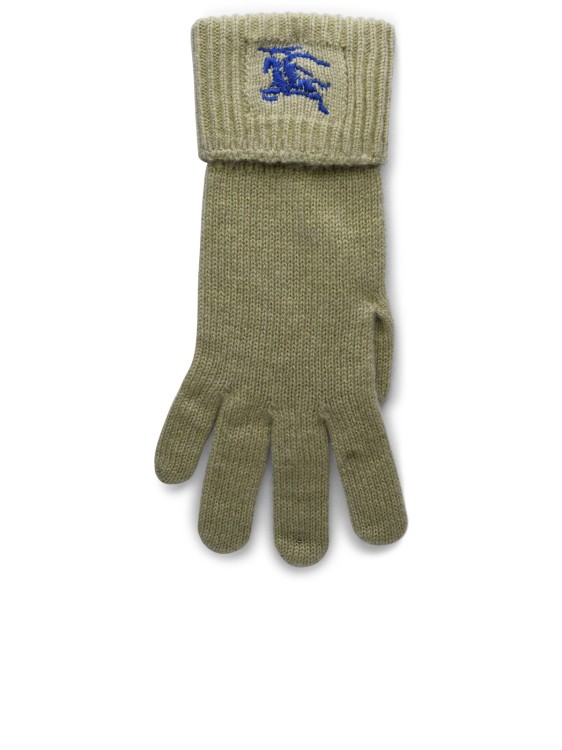 Shop Burberry Beige Cashmere Blend Gloves In Brown
