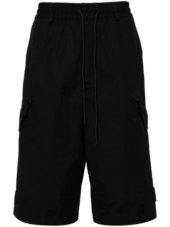 Shop Y-3 Wrkwr Black Shorts