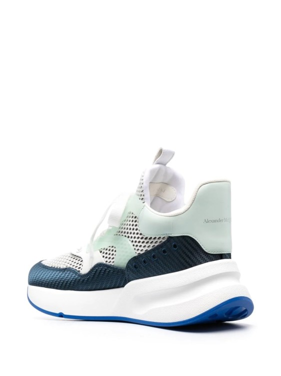 Shop Alexander Mcqueen Multicolored Oversized Runner Sneakers In White
