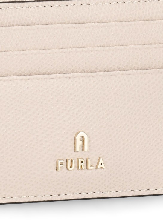 Shop Furla Camelia Holder Card In Neutrals