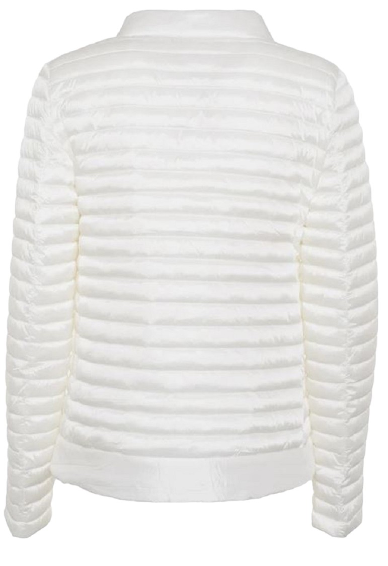 Save The Duck A-line Silhouette Lightweight Quilted Nylon Jacket In White