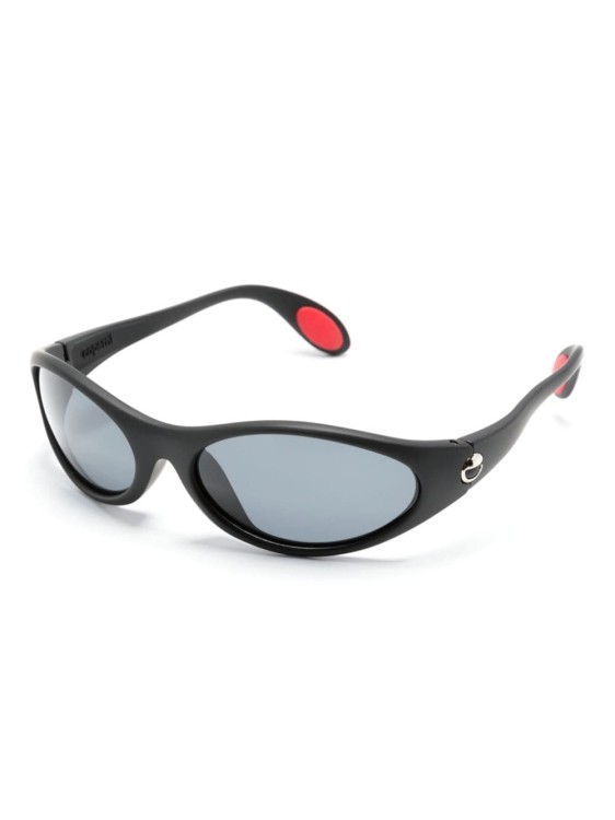 Shop Coperni Cycling Sunglasses In Grey