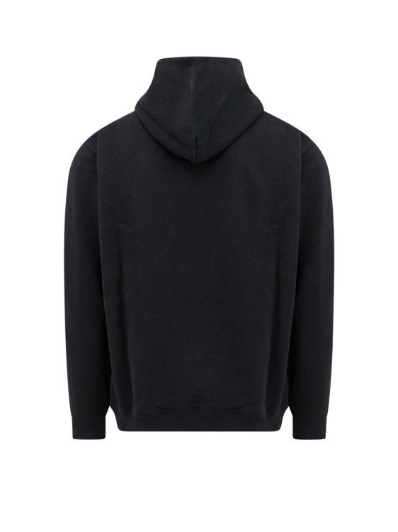 Shop Vtmnts Cotton Sweatshirt With Frontal Iconic Barcode In Black
