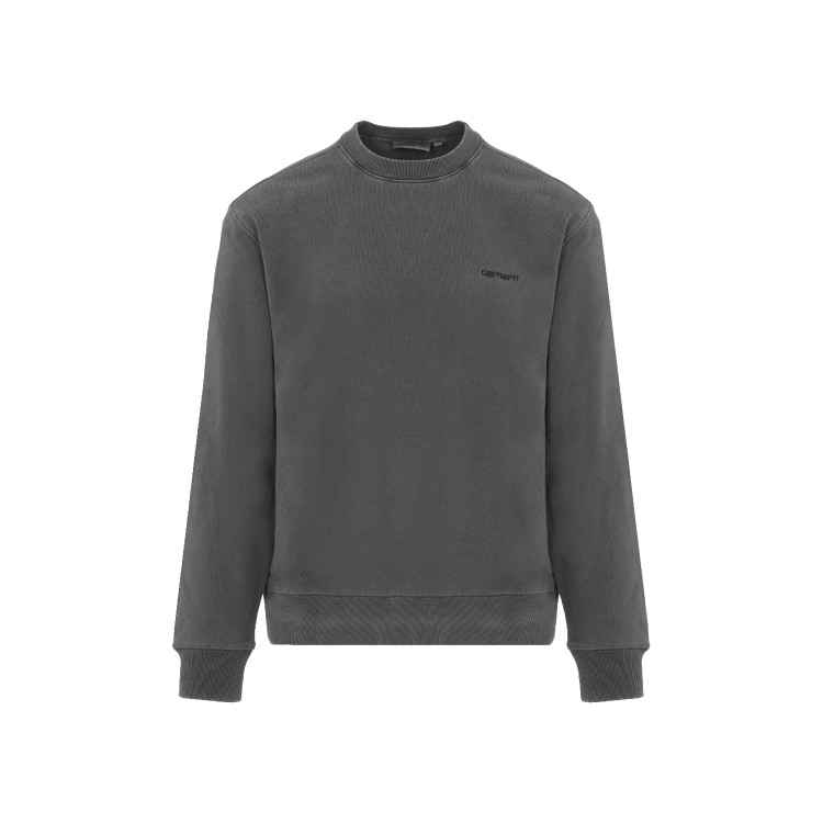 Carhartt Duster Script Sweatshirt In Grey