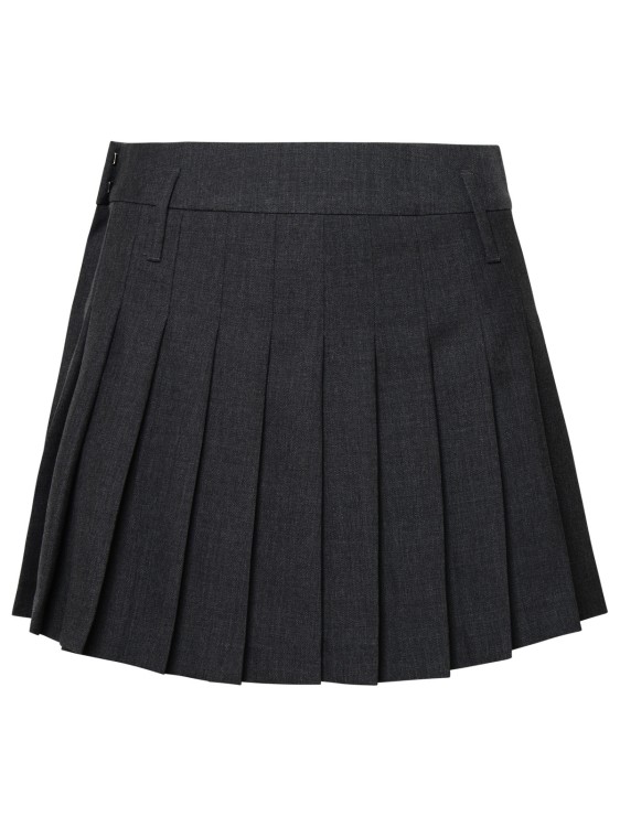 Shop Ambush Pleated Miniskirt In Black