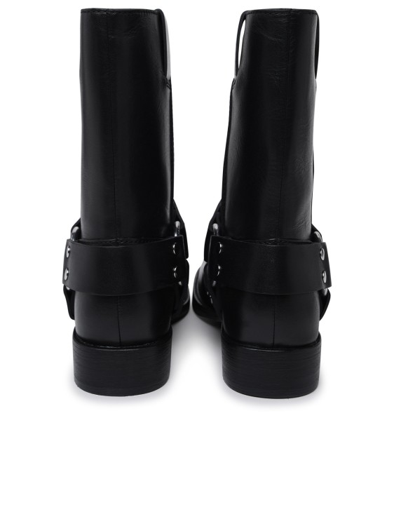 Shop Tory Burch 'moto' Black Leather Boots