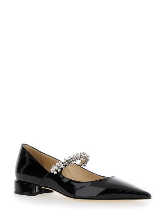 Shop Jimmy Choo Bing Pump Flat In Black