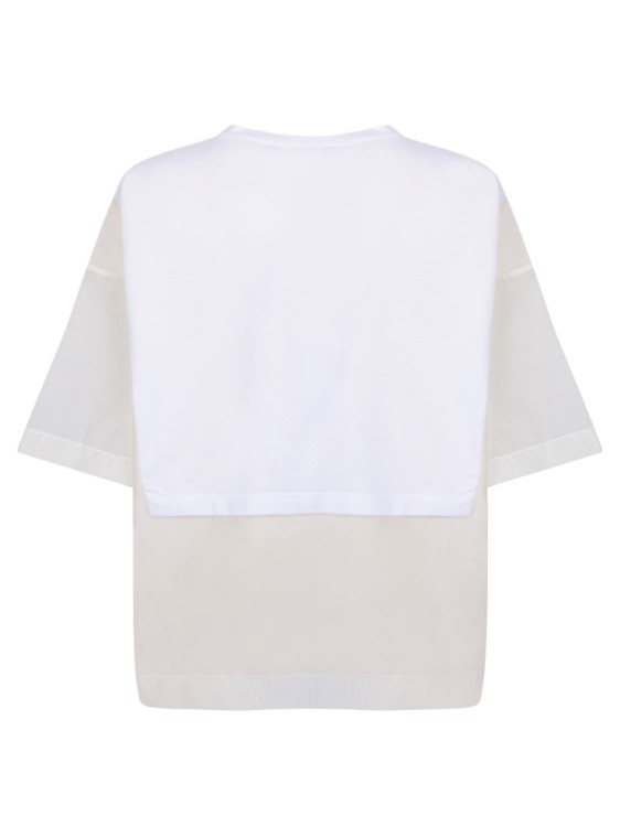 Shop Fabiana Filippi White Cotton Jersey T-shirt