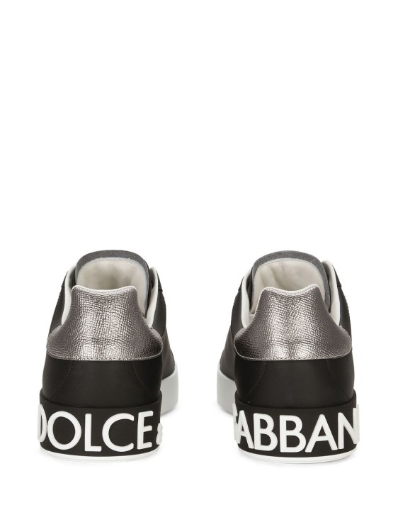 Shop Dolce & Gabbana Black Low Top Sneakers