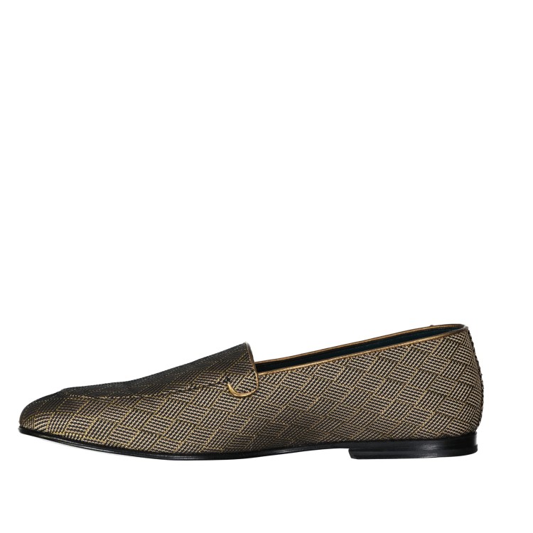 Shop Dolce & Gabbana Jaquard Loafers In Neutrals