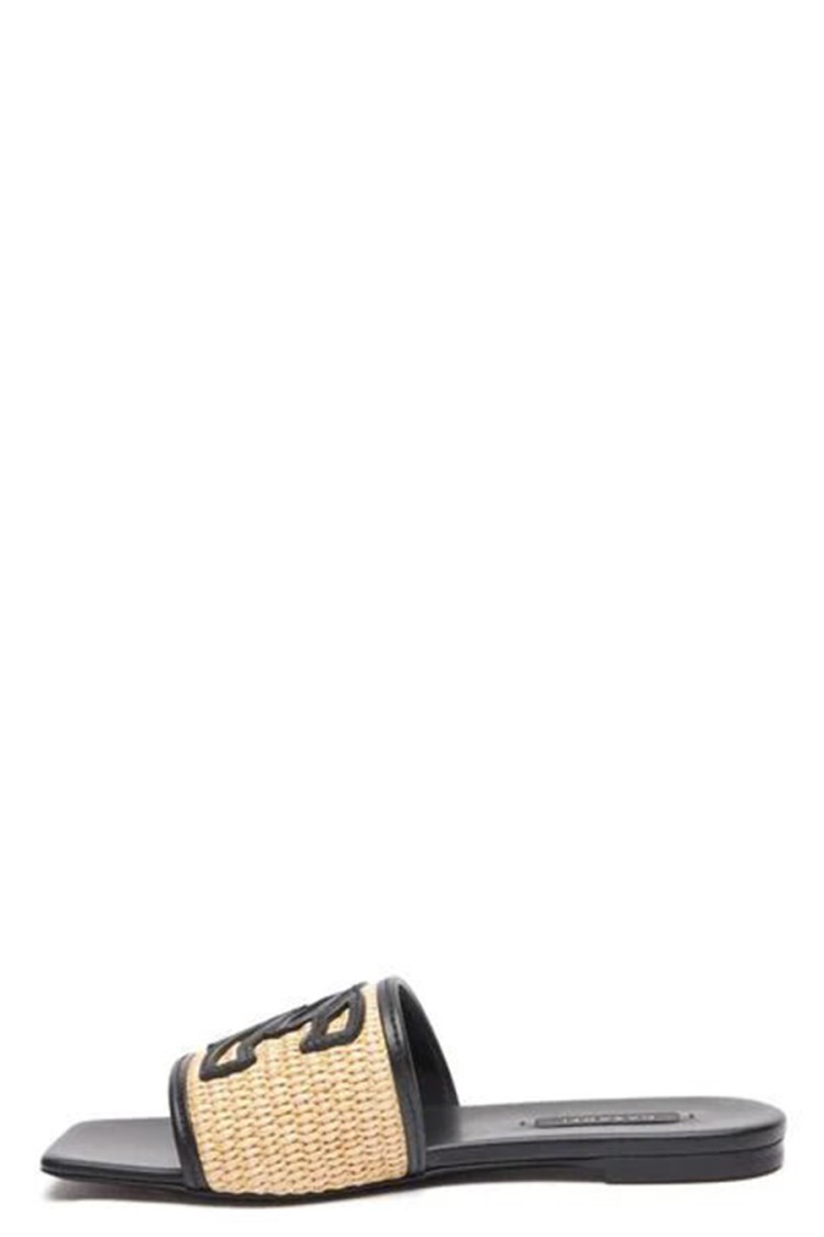 Casadei Multicolor Leather Sandals In Neutrals