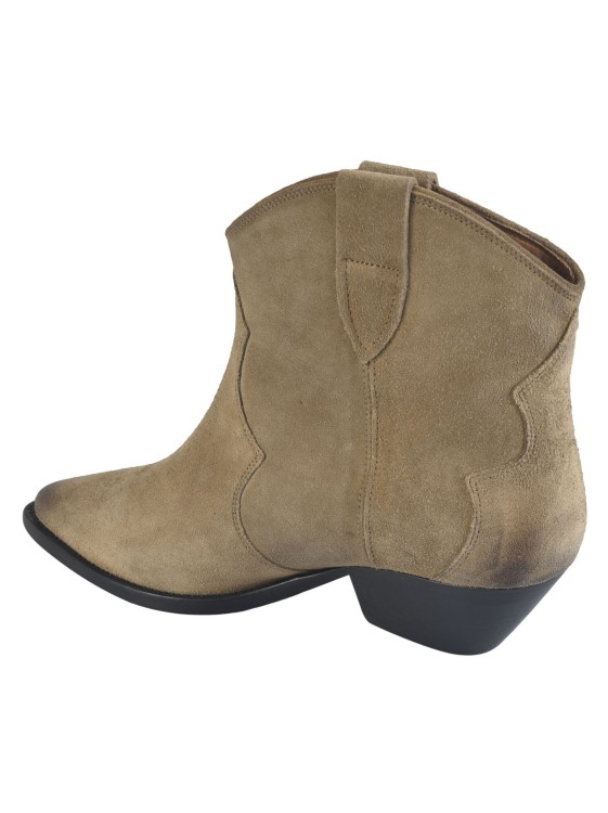Shop Isabel Marant Brown Suede 45mm Ankle Boots In Neutrals