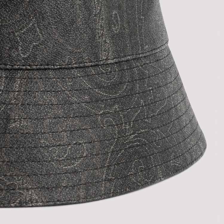 Shop Etro Cotton Hat In Grey