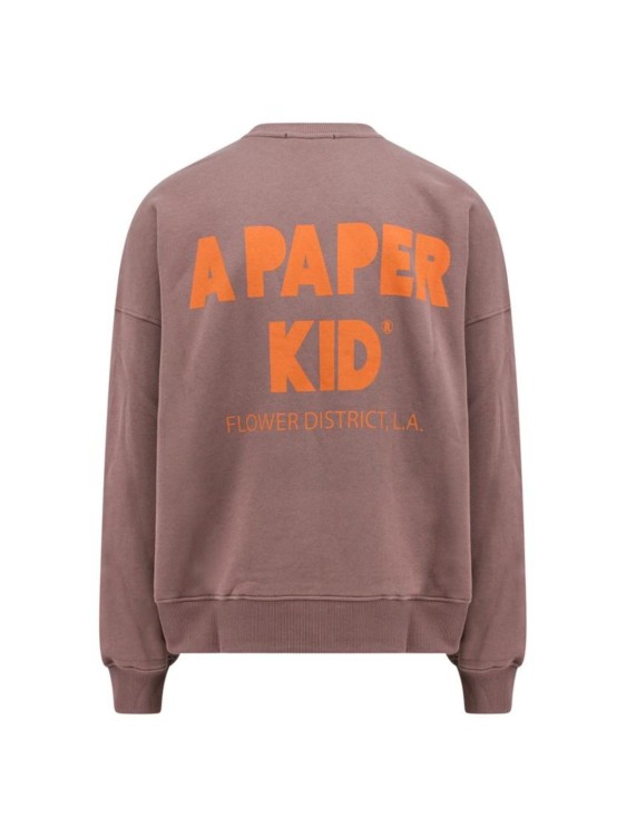 Shop A Paper Kid Dove Gray Sweatshirt In Grey