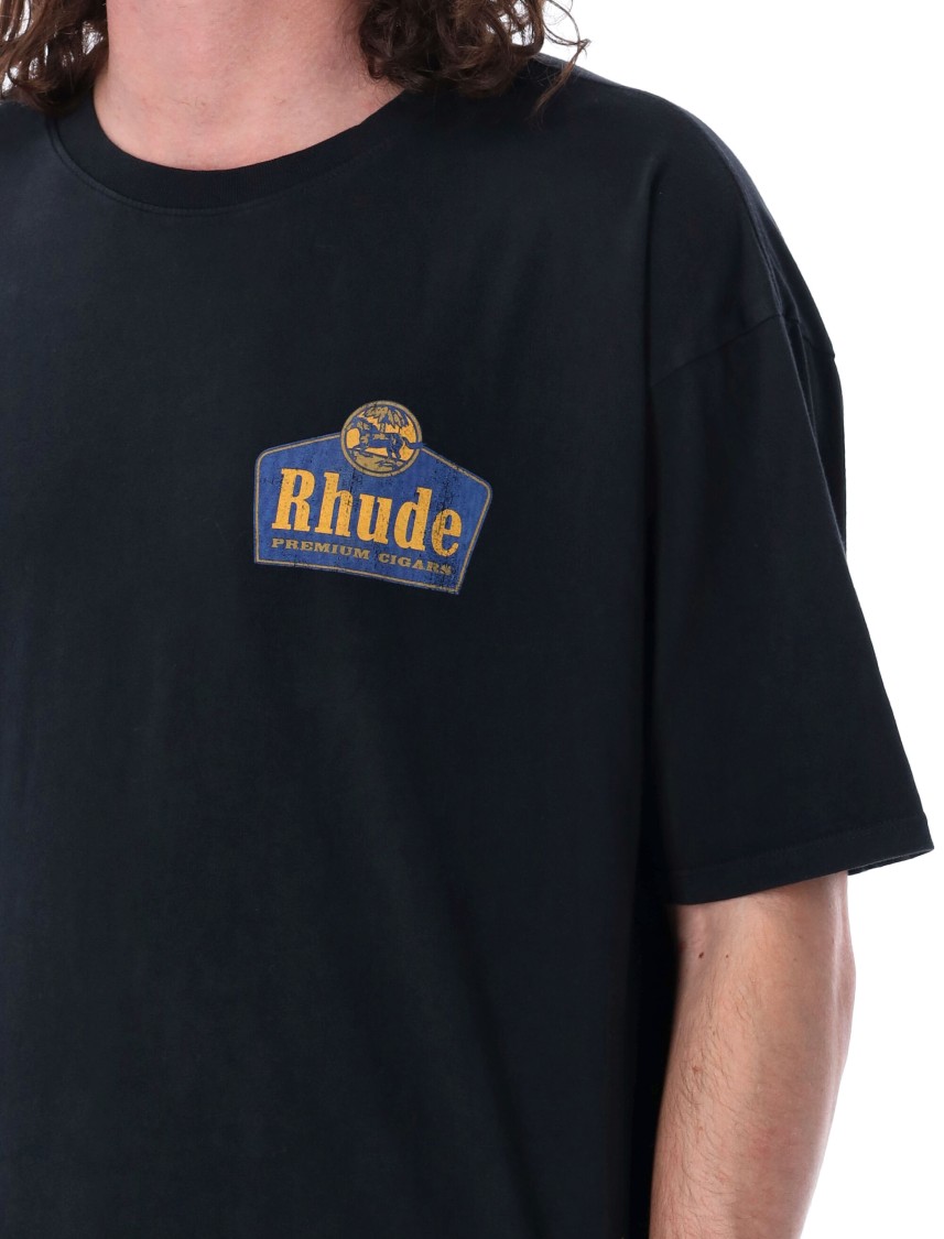 【関税込み】Rhude SSENSE限定 ブラック Grand Cru Tシャツ Rhude Ssense Exclusive Black 'grand Cru' T-shirt | ModeSens