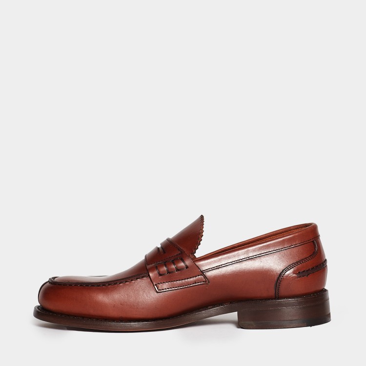 Shop Berwick Leather Moccasin In Brown