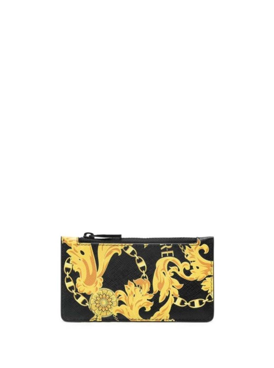Versace Jeans Couture Saffiano Baroque In Gold