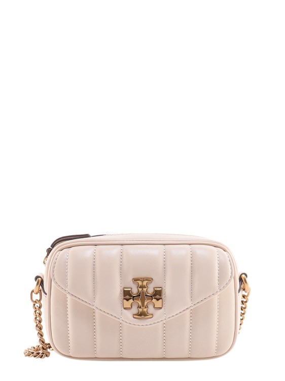 Tory Burch Kira Leather Tote Bag - Neutrals