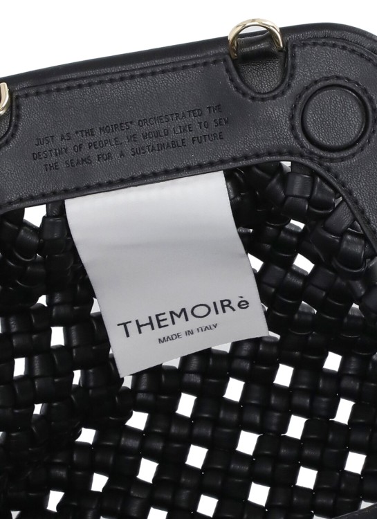 Shop Themoirè Gea Knots Bag In Black