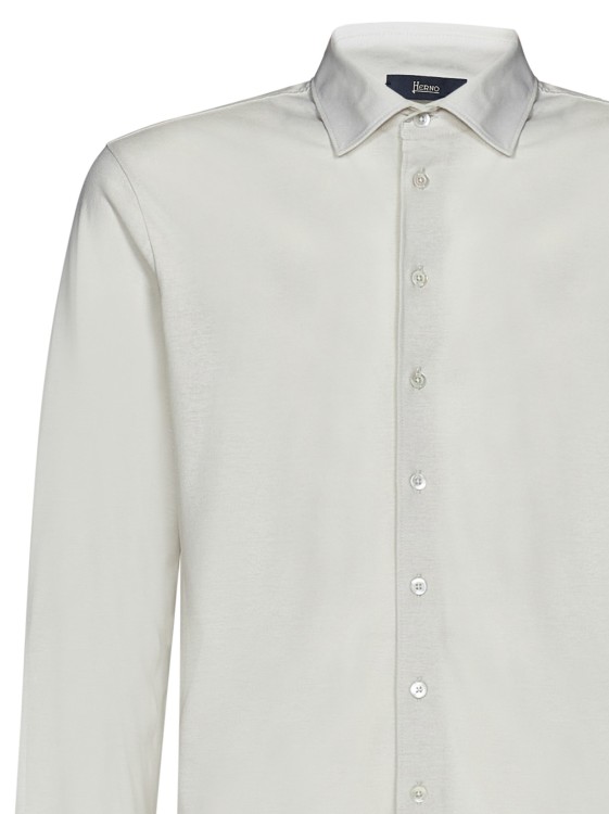Shop Herno Ice-colored Shirt In White