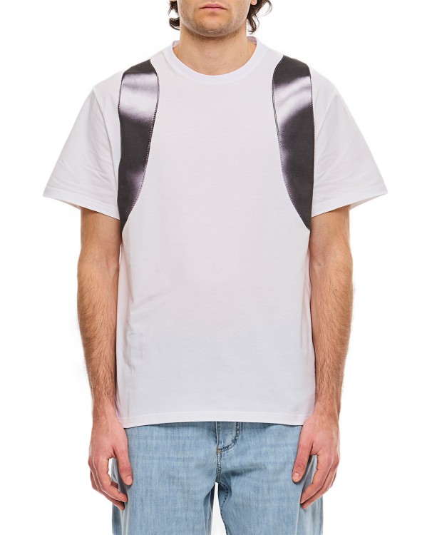 Shop Alexander Mcqueen Cotton T-shirt In Grey