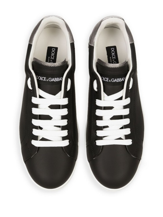 Shop Dolce & Gabbana Black Low Top Sneakers
