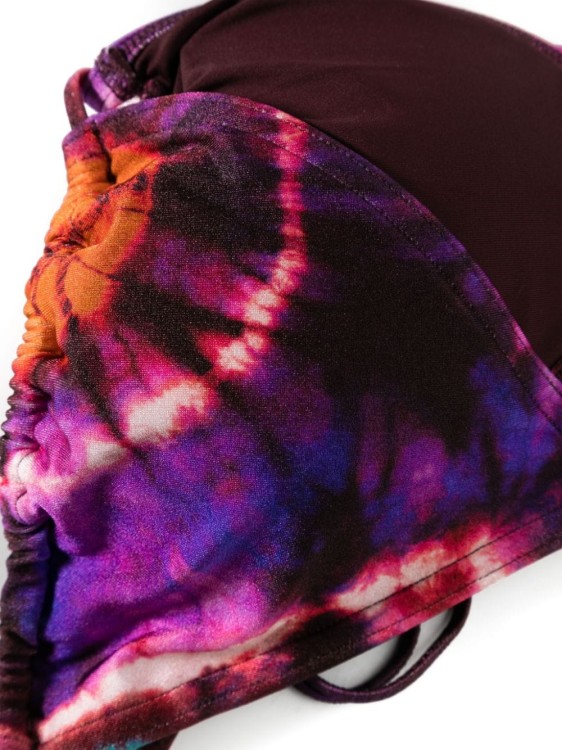Shop Zimmermann Acadian Tie-dye Bikini Set In Multicolor