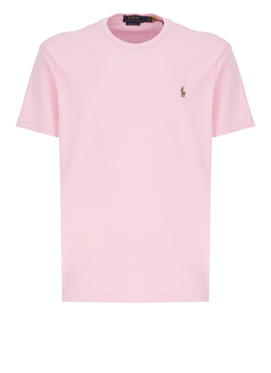 Shop Polo Ralph Lauren Custom Slim Fit T-shirt In Purple