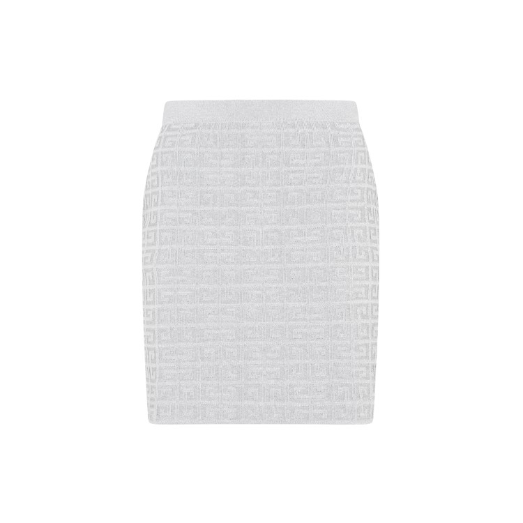 Givenchy Silver Skirt In White