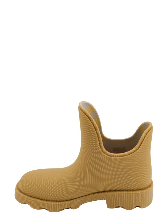 Shop Burberry Skirt Ankle Boots In Yellow