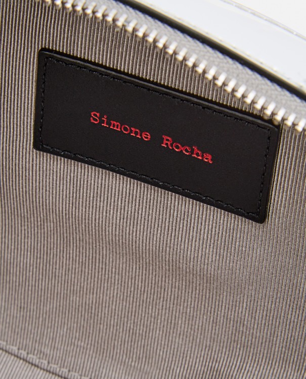Shop Simone Rocha Egg Case Bag In White