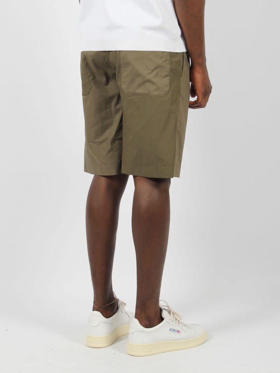 Shop Herno Light Cotton Stretch And Ultralight Crease Shorts In Grey