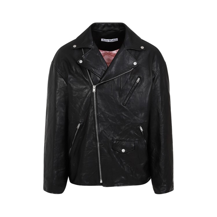 Acne Studios Black Lamb Leather Jacket