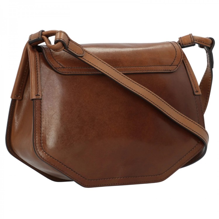 Shop The Bridge Brown Leather Shoulder Bag