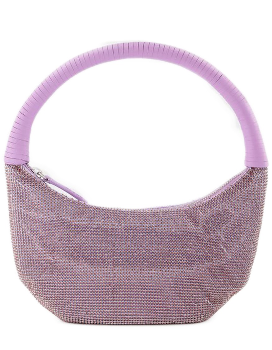 Staud Pepper Crystal Hobo Bag - - Lilac - Strass In Purple