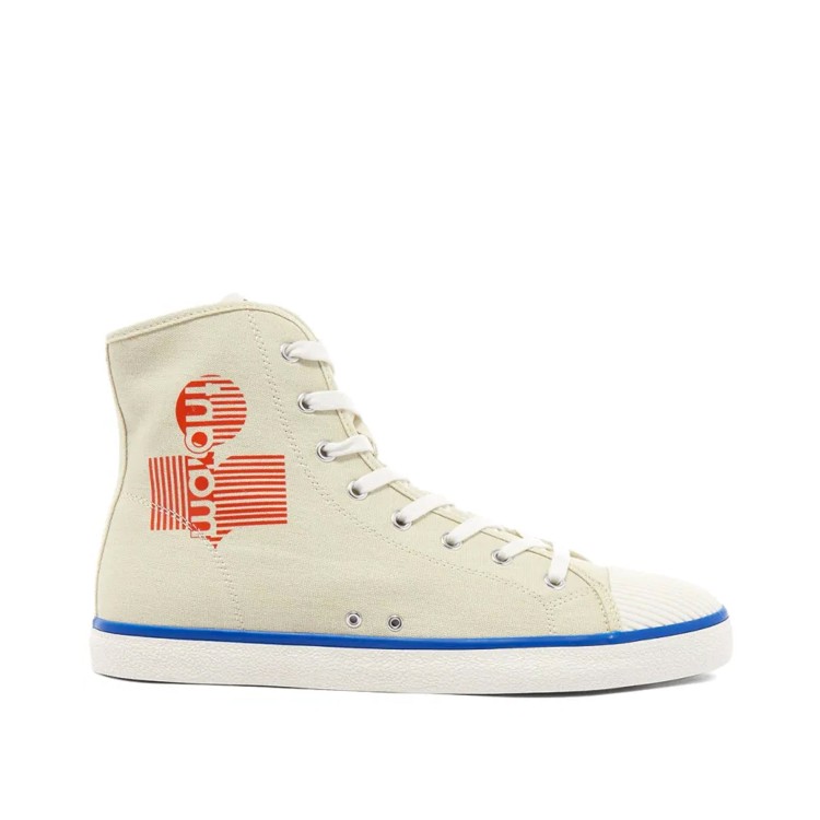 Shop Isabel Marant Canvas Sneakers In Neutrals
