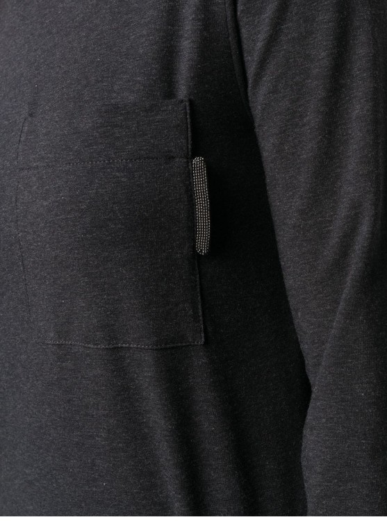 Brunello Cucinelli Ribbed Cotton-blend Jersey Long-sleeved T-shirt In Black