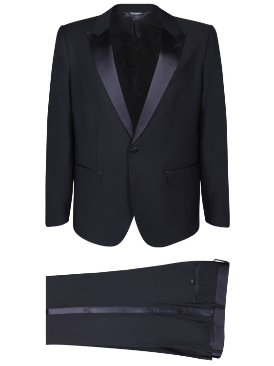 Shop Dolce & Gabbana Wool Suit In Blue