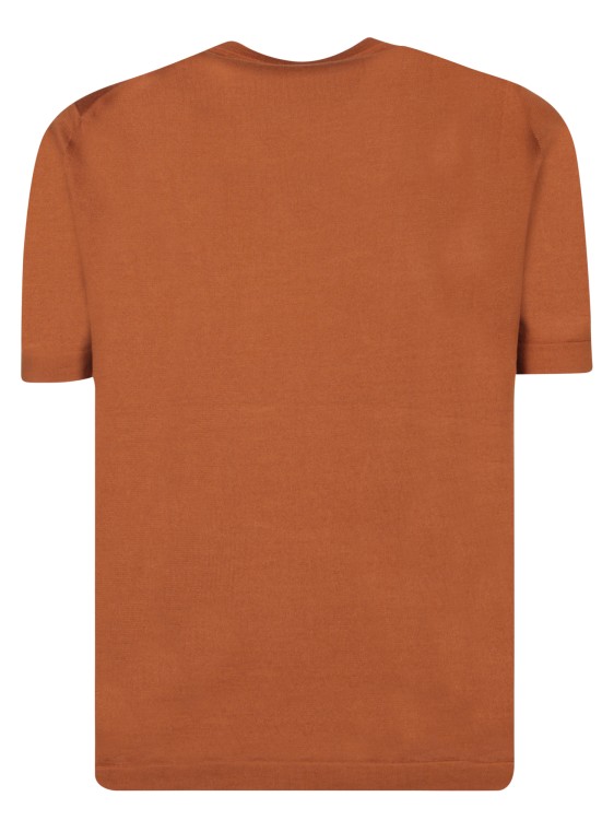 Shop Dell'oglio Short Sleeve T-shirt In Brown