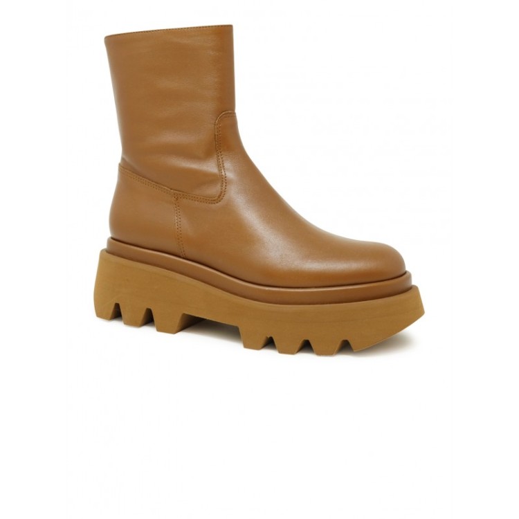 Paloma Barceló Paloma Barcelo Leather Osian Iris Boots In Brown