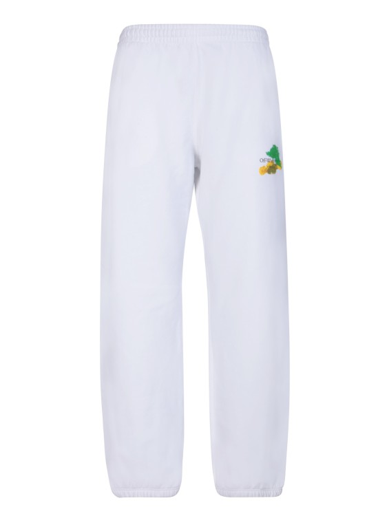 Off-white Brush Arrow' Sweatpants In White