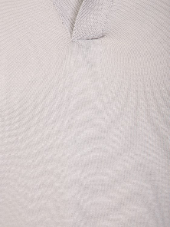 Shop Dell'oglio Ice Polo Shirt In White