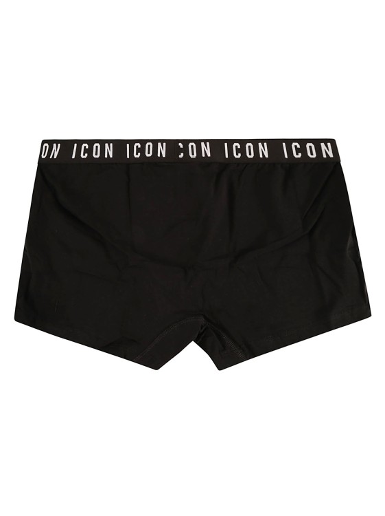 Shop Dsquared2 Logo-waistband Boxer In Black