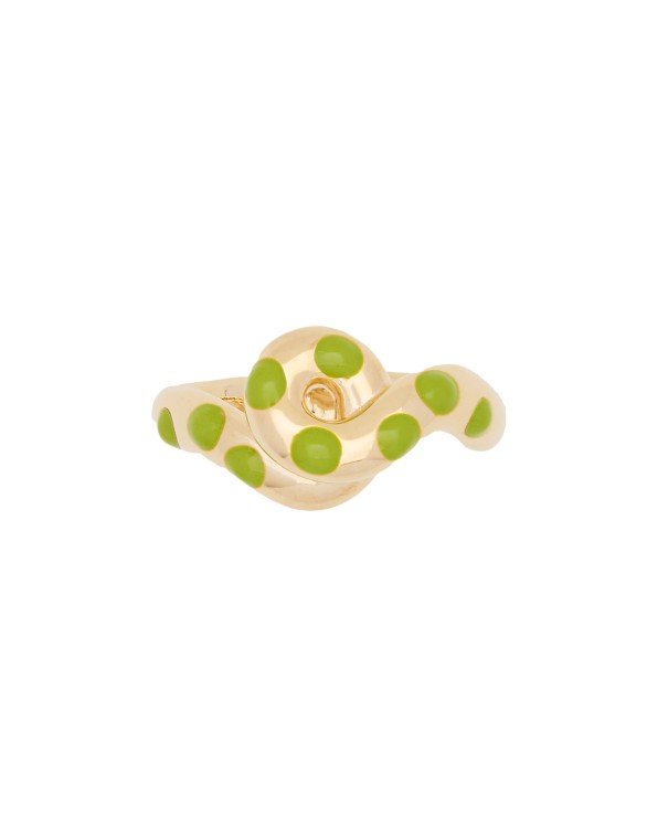 Shop Bea Bongiasca Chonky Wave Polka Dots Ring In Not Applicable