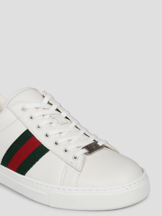Shop Gucci Ace Sneaker In White